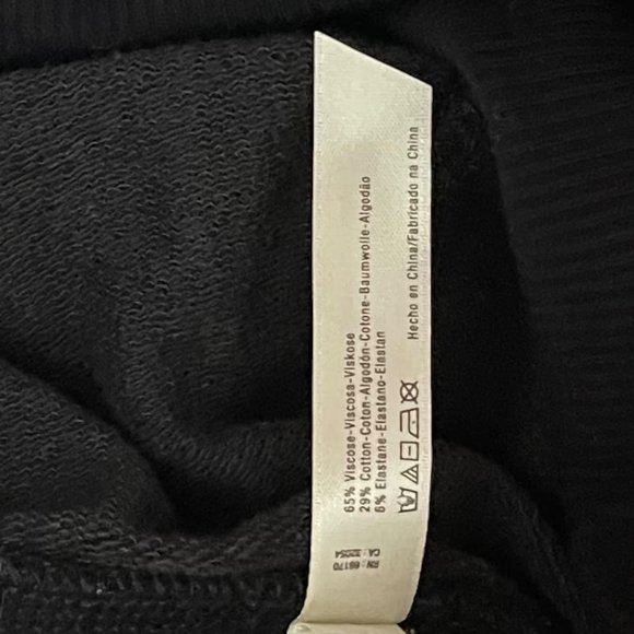 Free People Movement XS Mid-Rise Buckle Ankle Detail Black Pants - Picture 9 of 9